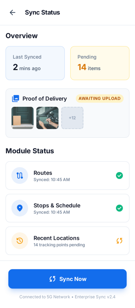 fleet proof of delivery