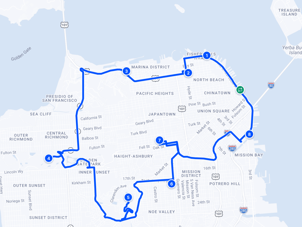 feature route map