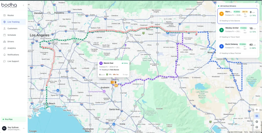 Drive Live Tracking