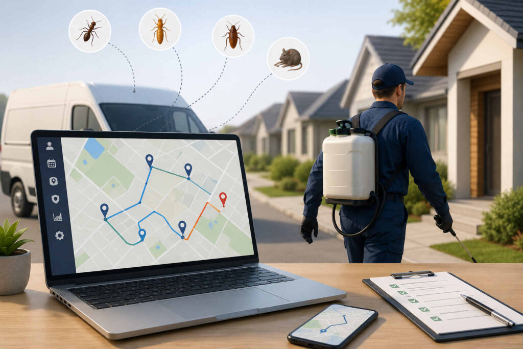 Pest Control Route Planning Software: Optimize Technician Schedules & Recurring Service Routes | Bodha Route Planner