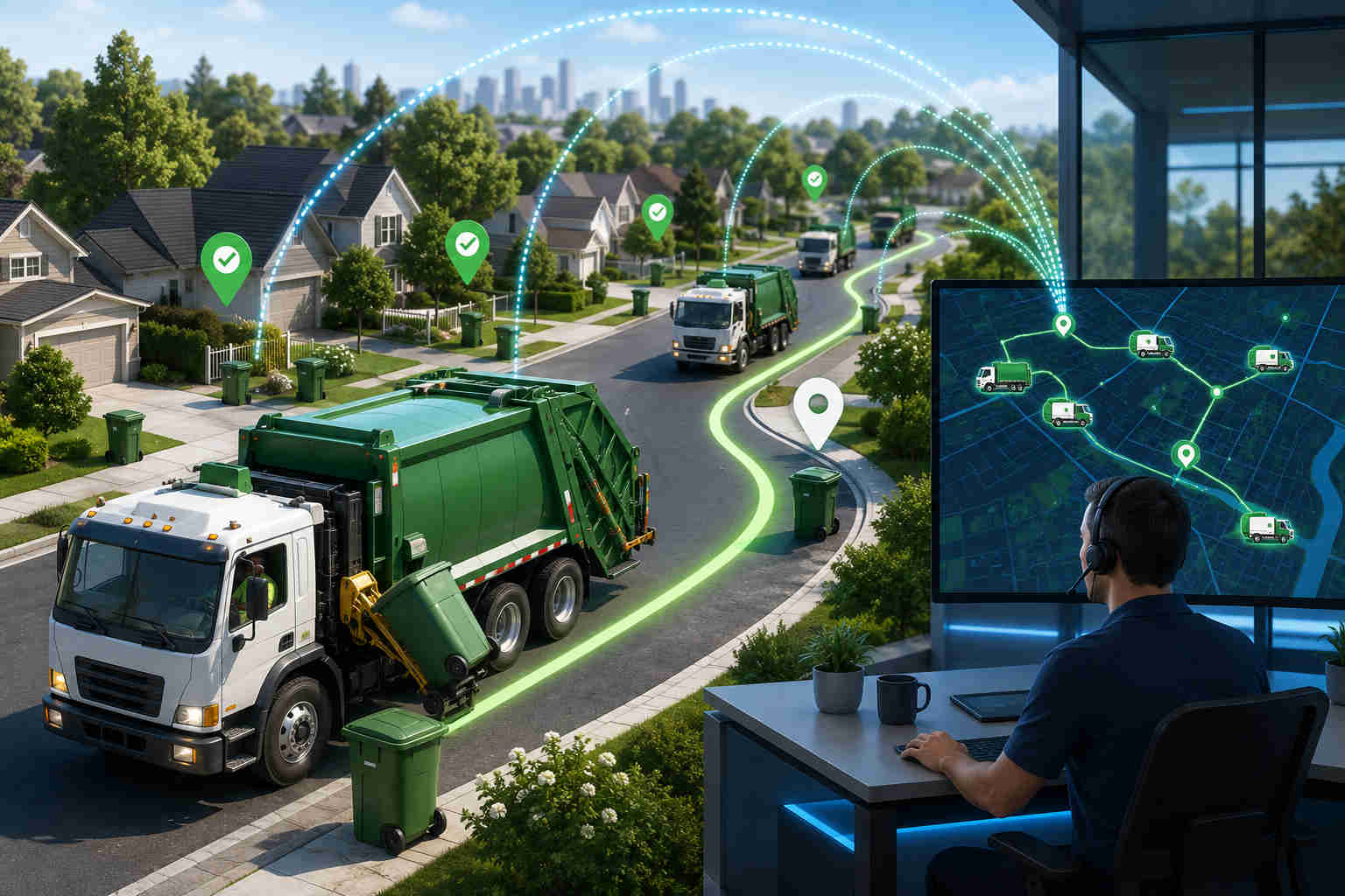 Waste Collection Fleet Tracking: How to Get Real-Time Visibility