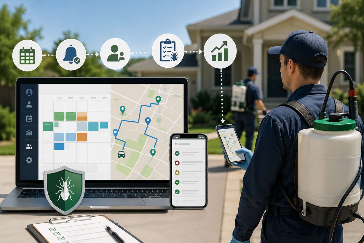 Pest Control Scheduling Software: How to Stop Missing Recurring Treatments
