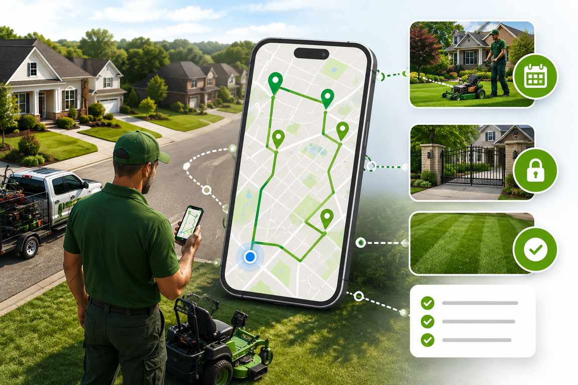 Lawn Care Route Planning Software: Save Time & Fuel | Bodha Route Planner