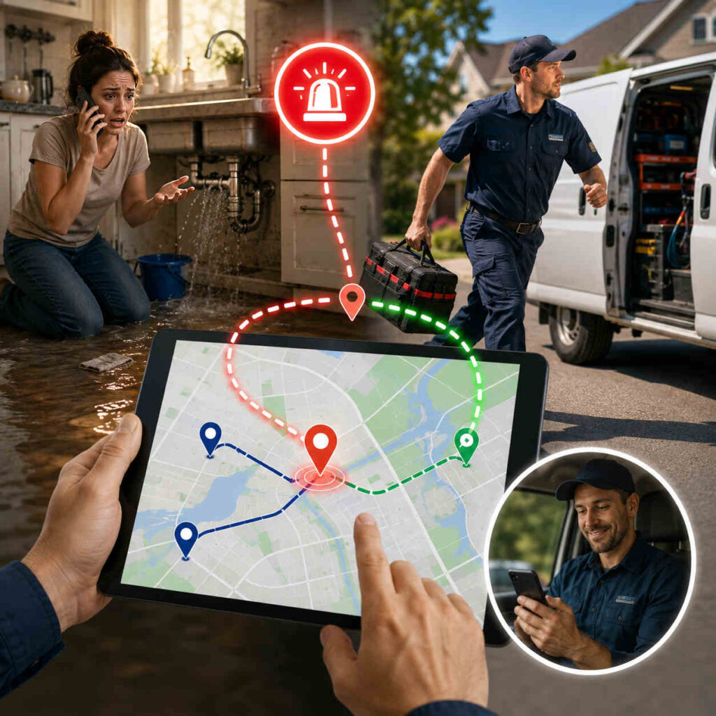 Emergency Dispatch for HVAC and Plumbing: How to Route Urgent Calls to the Right Tech