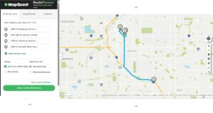 uest desktop Let us re-order stops checkbox with Shortest time and Shortest distance options