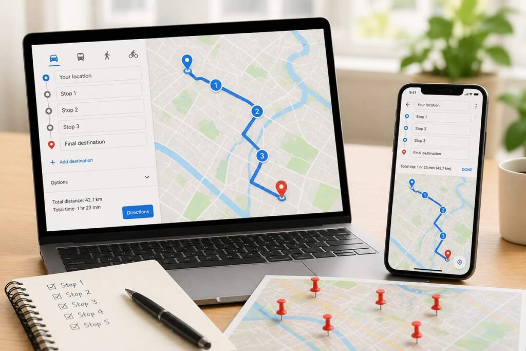 How to Add Multiple Stops on Google Maps: Full Guide 2026